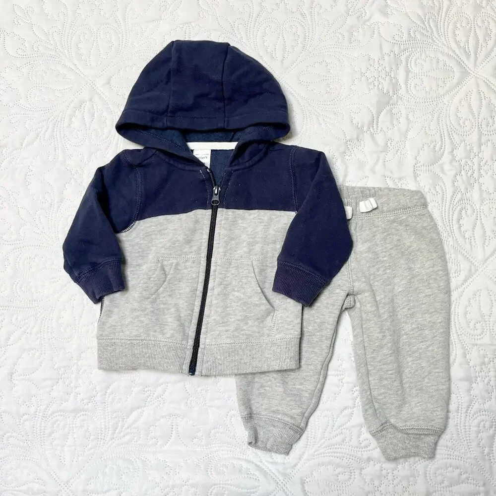 Carter's Two Piece Sweatsuit Outfit 9m
